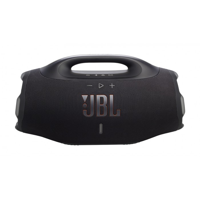 Promoção Caixa de Som JBL Boombox 4, Bluetooth, Som JBL Pro, AI Sound Boost, Graves Personalizáveis, Bateria de até 34h, IP68, Áudio Lossless – Preta